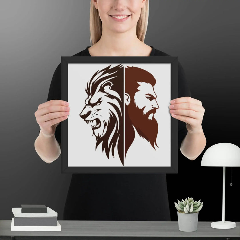 Fierce Fusion Wall Art Framed poster - STYLISHOUR