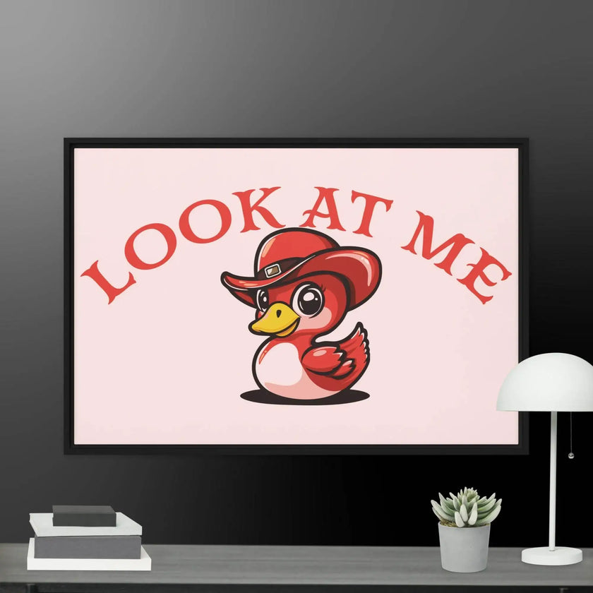 Look At Me Framed canvas - STYLISHOUR