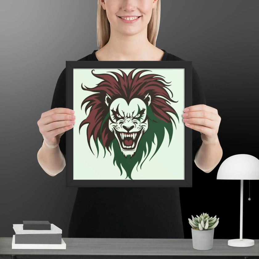 Roaring Madness Wall Decor Framed poster - STYLISHOUR
