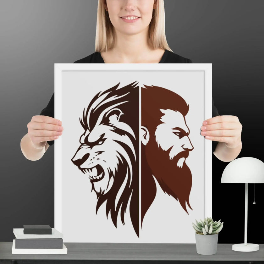 Fierce Fusion Wall Art Framed poster - STYLISHOUR