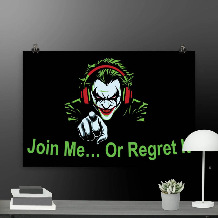 Join Me Joker Poster - STYLISHOUR