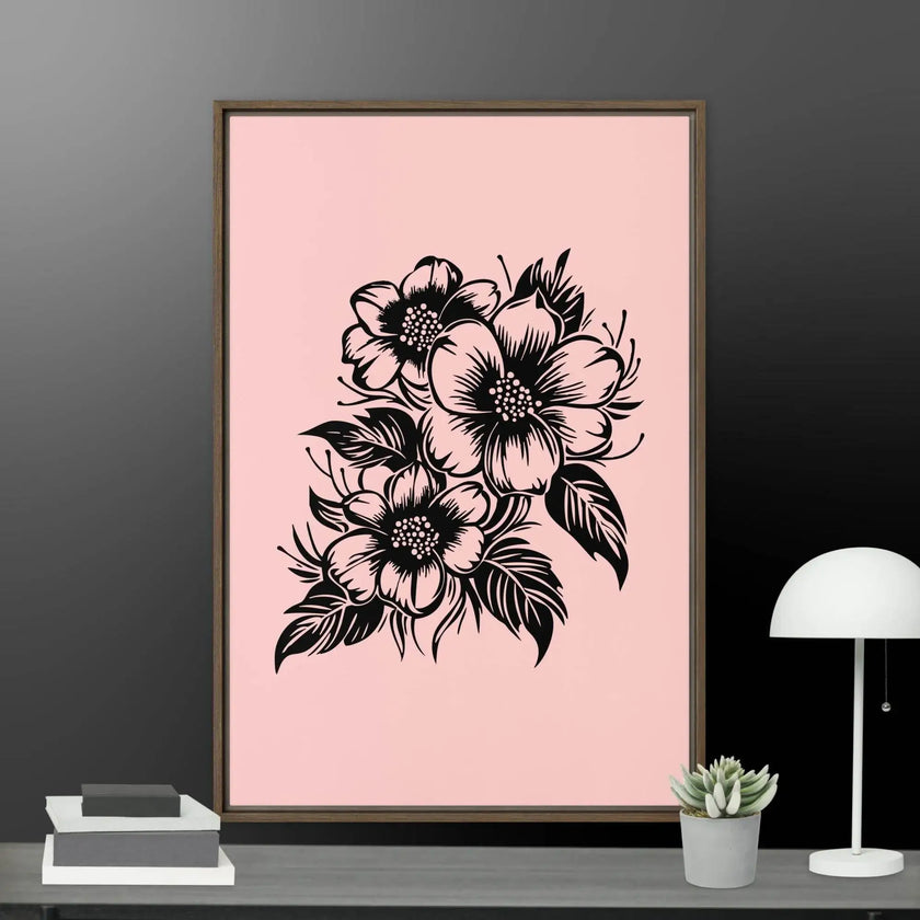 Flower Framed canvas - STYLISHOUR