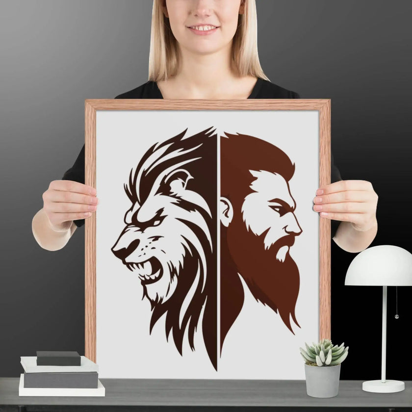 Fierce Fusion Wall Art Framed poster - STYLISHOUR