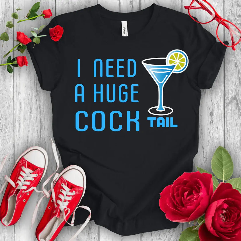 I need a huge cocktail premium tee - STYLISHOUR