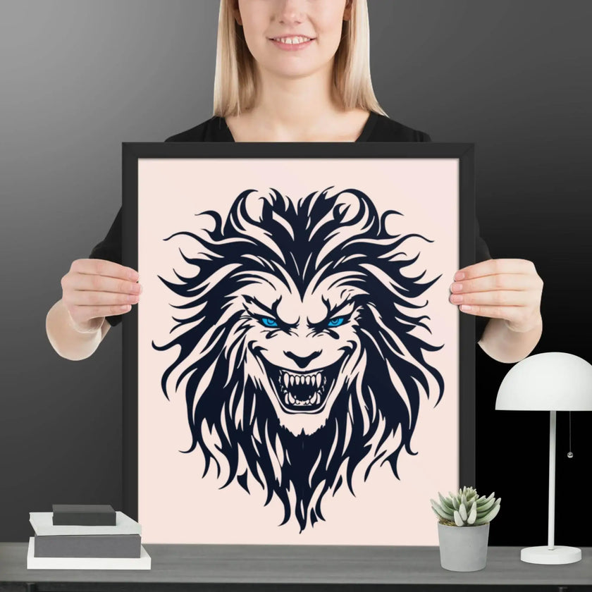 Savage Smile Wall Art Framed poster - STYLISHOUR