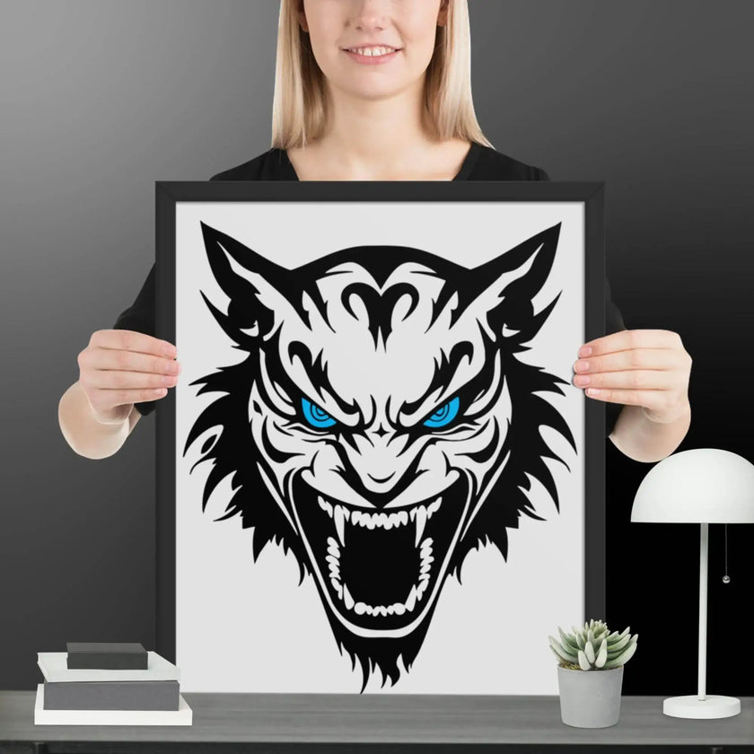 Jungle Madness Wall Art Framed poster - STYLISHOUR