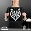 Fearless Roaring Tiger Wall Art Framed poster - STYLISHOUR