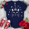 Crowned Kitty Queen T-shirt - STYLISHOUR