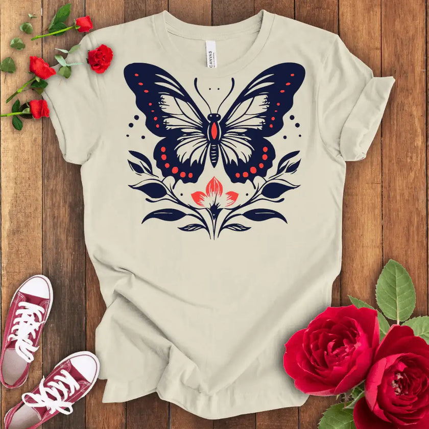 Wings of Freedom Butterfly T-shirt - STYLISHOUR