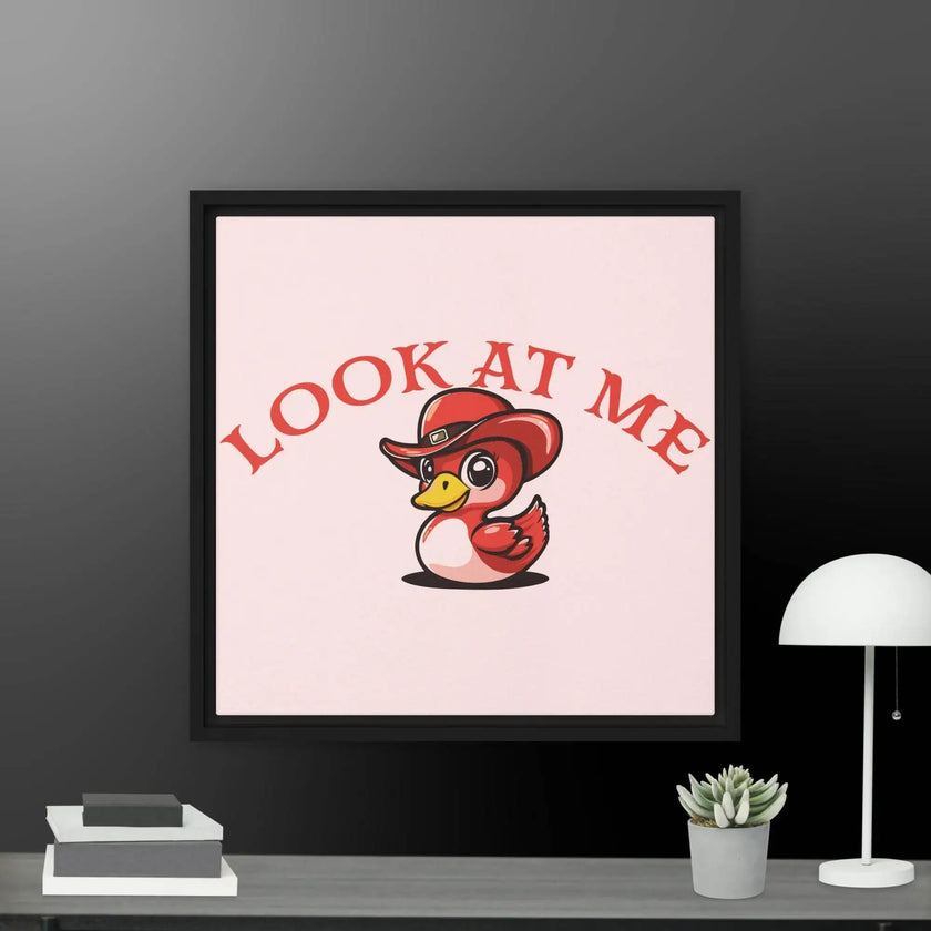 Look At Me Framed canvas - STYLISHOUR