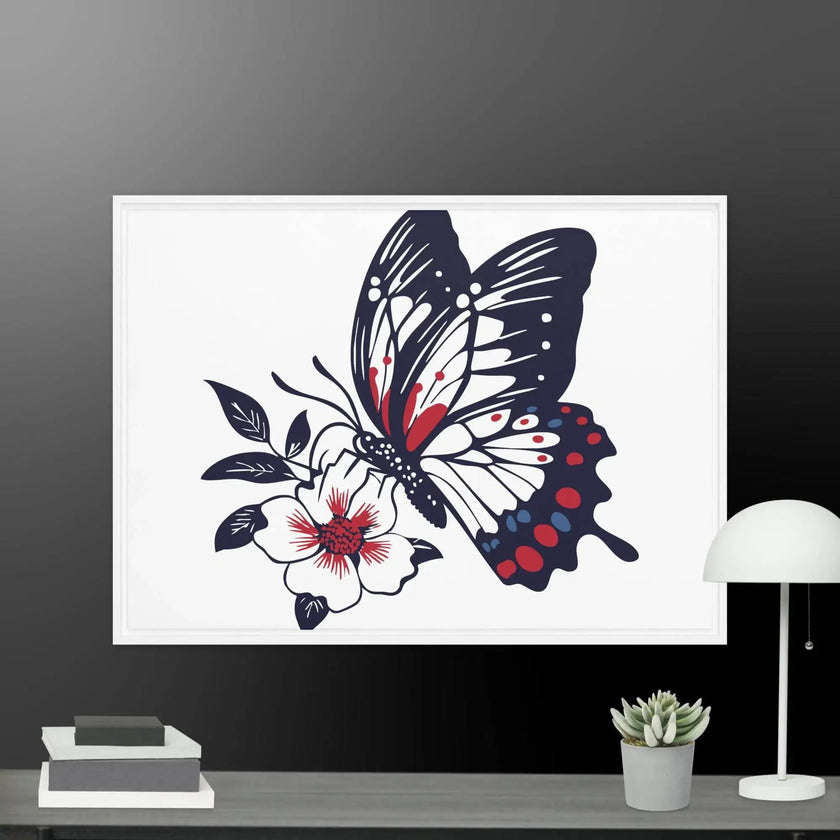 Adorable Butterfly Framed canvas - STYLISHOUR