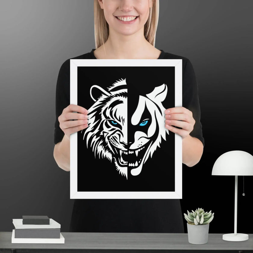 Laugh of the Wild Framed poster - STYLISHOUR