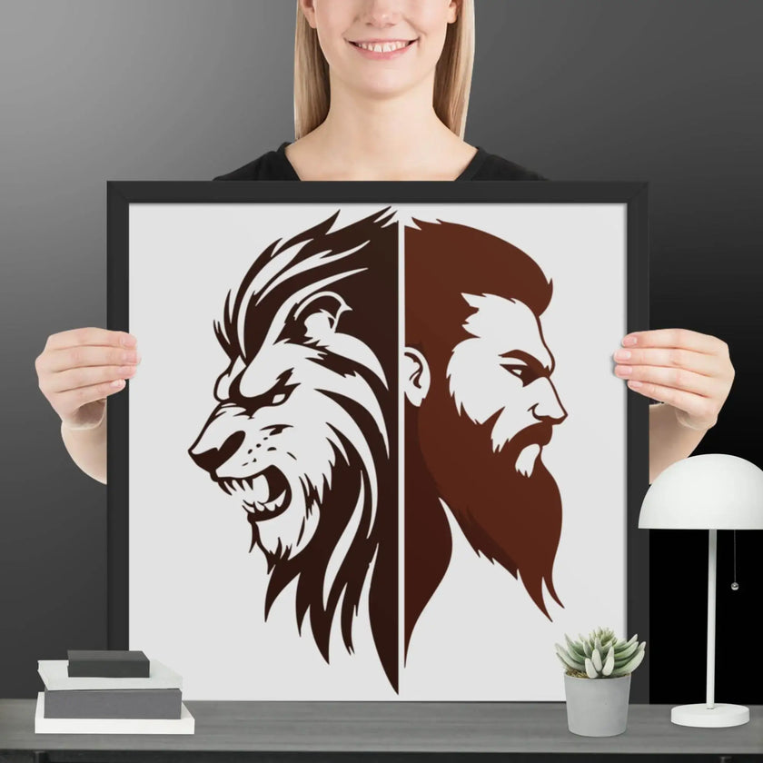 Fierce Fusion Wall Art Framed poster - STYLISHOUR