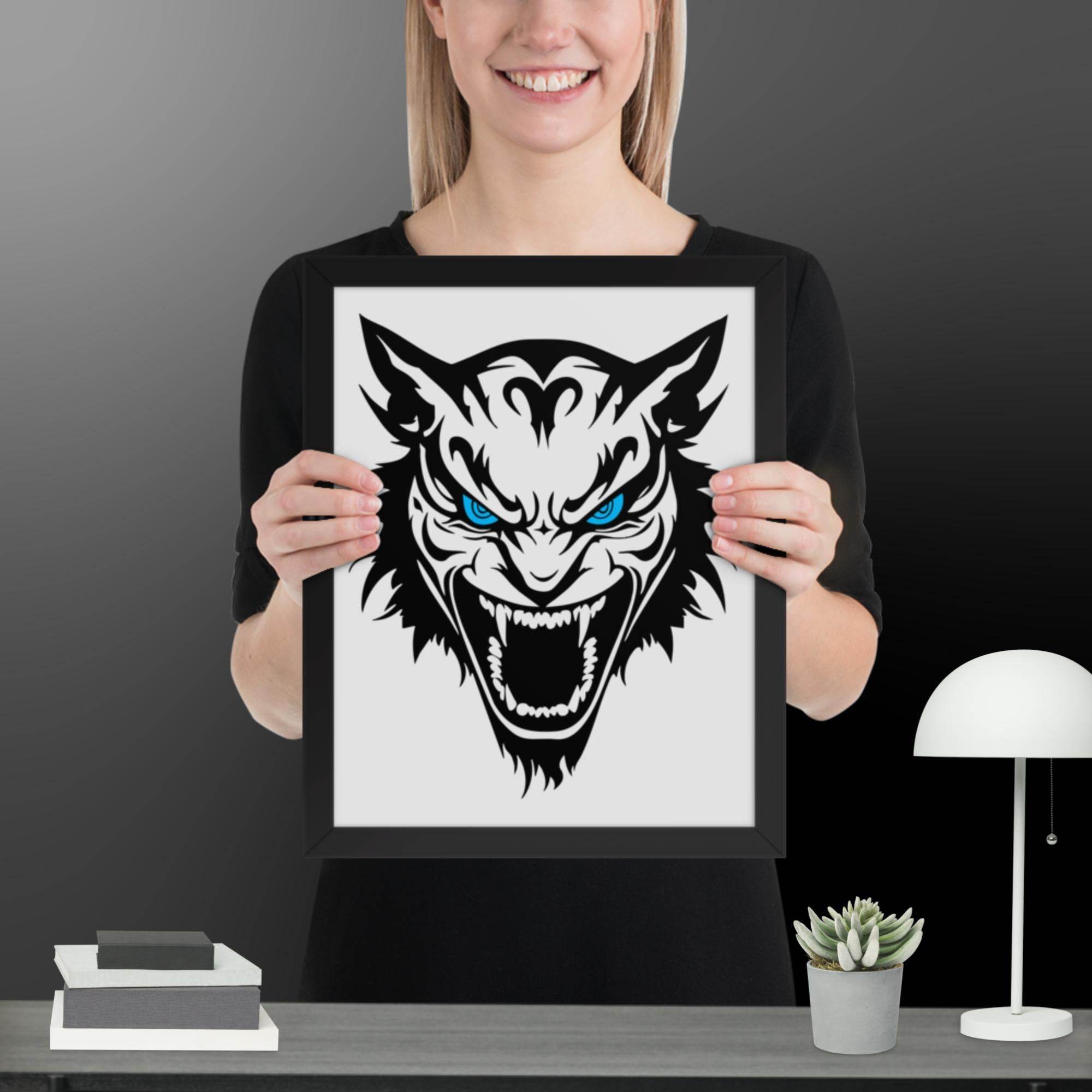 Jungle Madness Wall Art Framed poster - STYLISHOUR