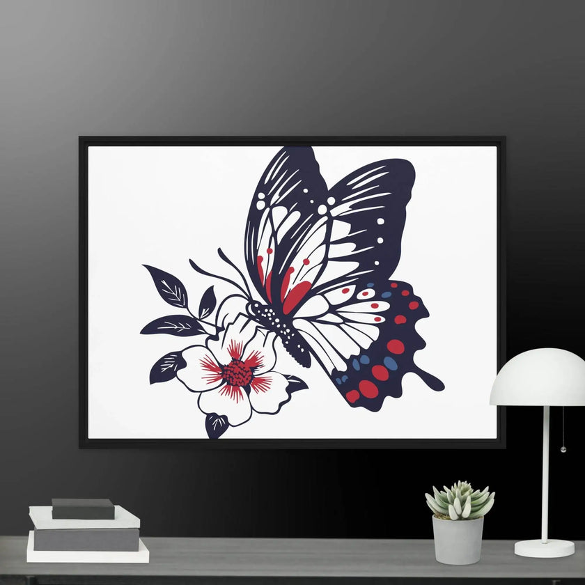 Adorable Butterfly Framed canvas - STYLISHOUR