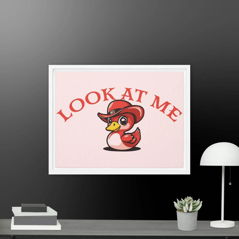 Look At Me Framed canvas - STYLISHOUR
