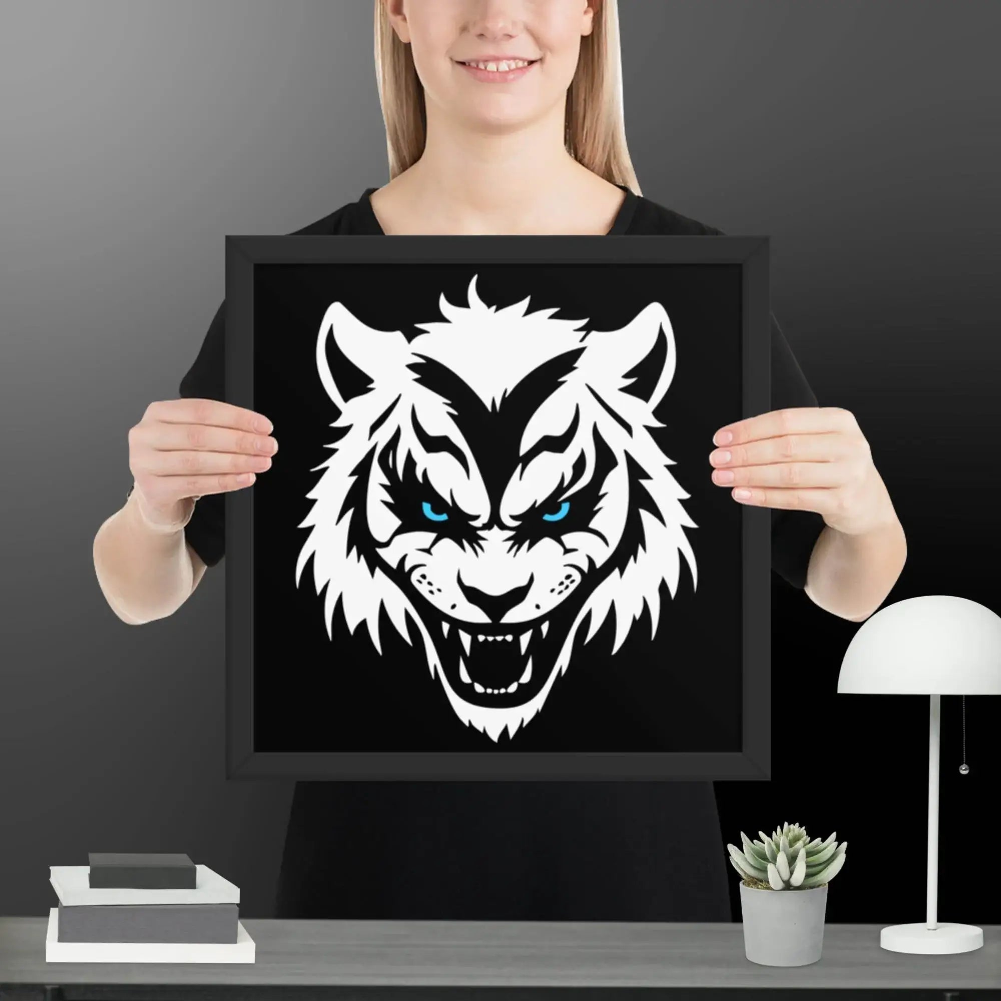 Fusion of Beast and Madness Framed poster - STYLISHOUR