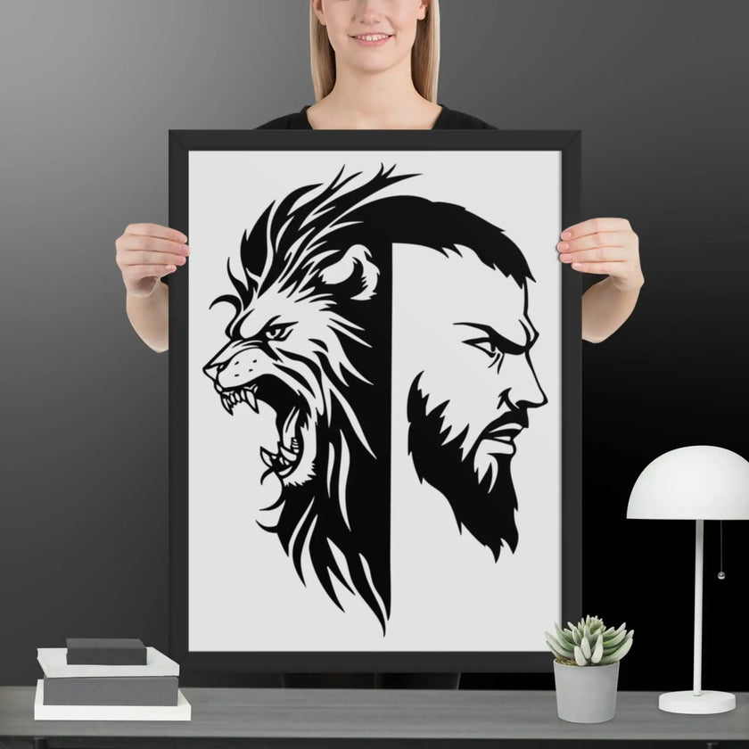 Fierce Fusion Wall Decor Framed poster - STYLISHOUR