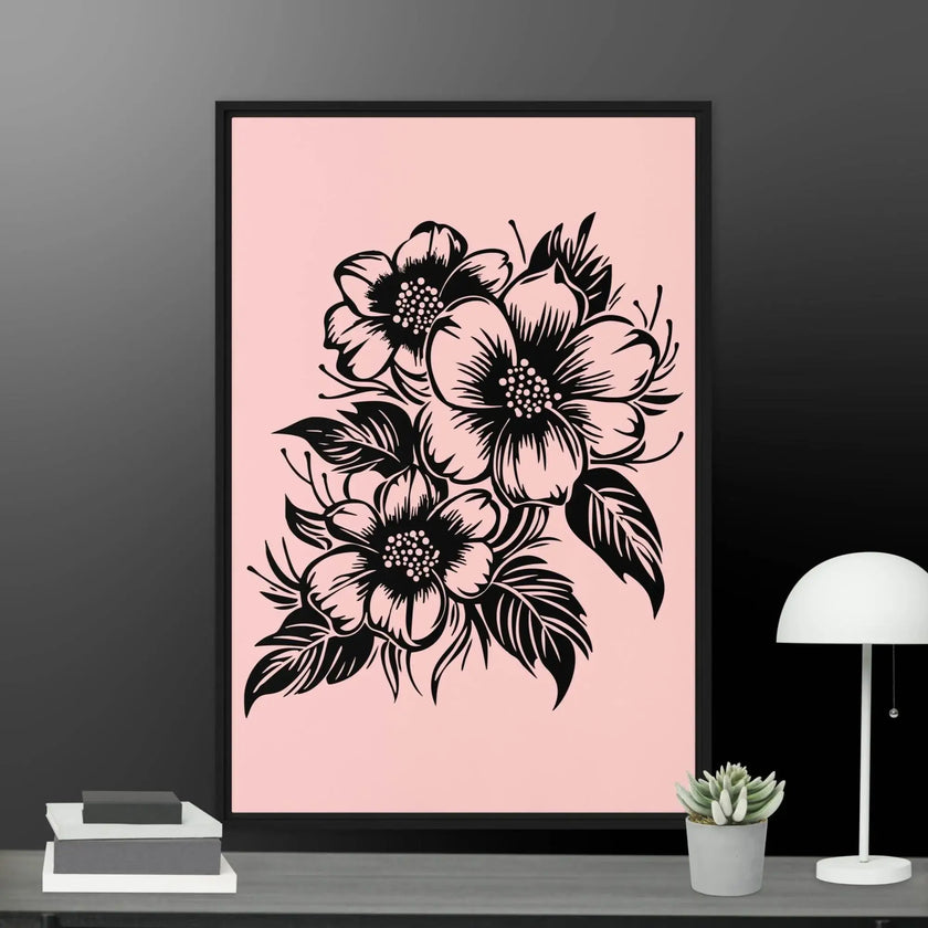 Flower Framed canvas - STYLISHOUR