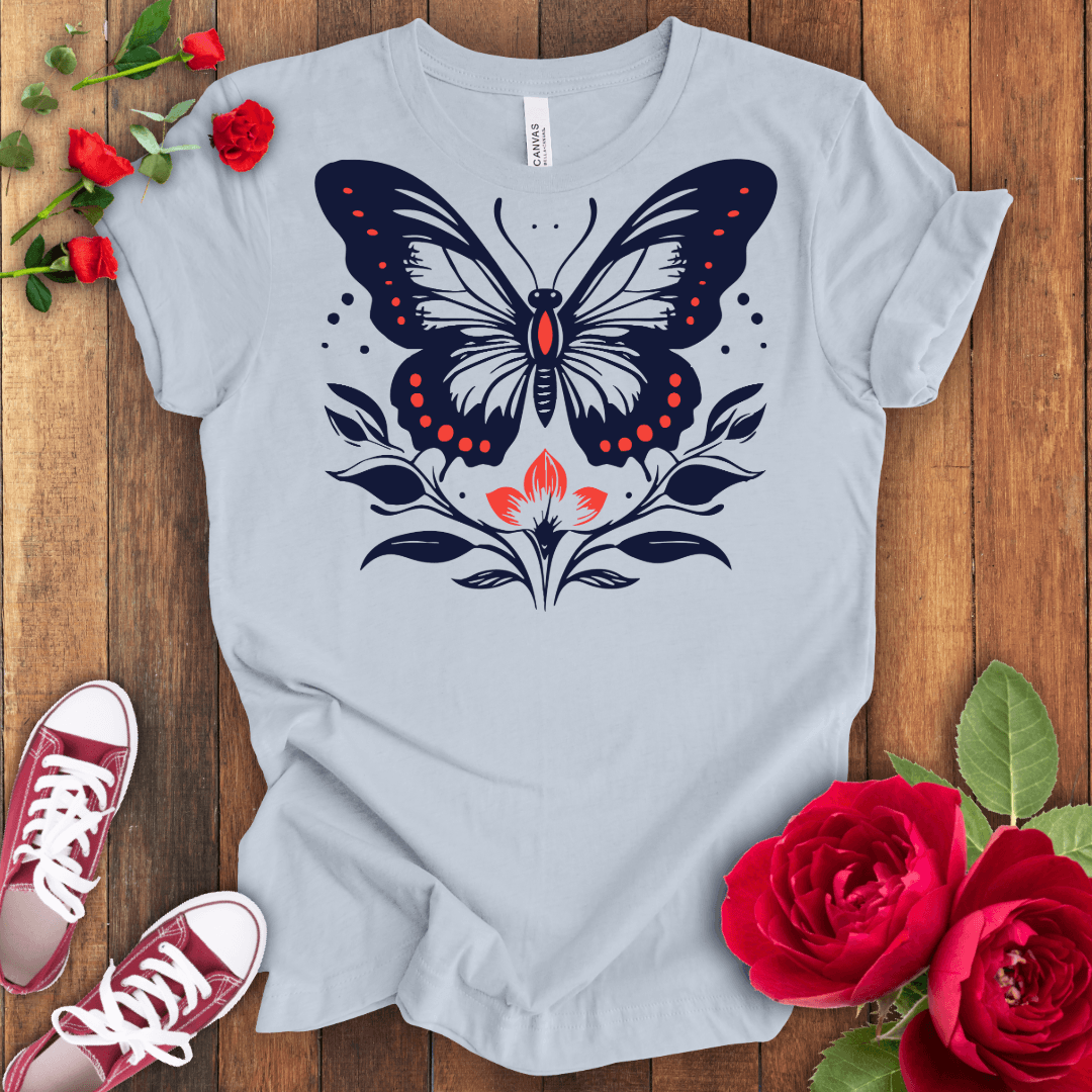 Wings of Freedom Butterfly T-shirt - STYLISHOUR