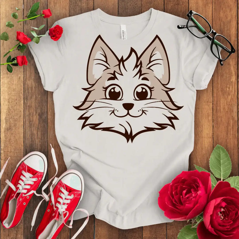 Whiskers Wonder Tee: a purr-fect shirt for cat lovers! - STYLISHOUR