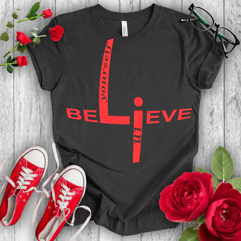Self-Confidence Tee: Believe in You - STYLISHOUR