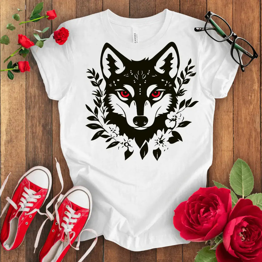 Midnight Wolf Tee - Howl in Style - STYLISHOUR