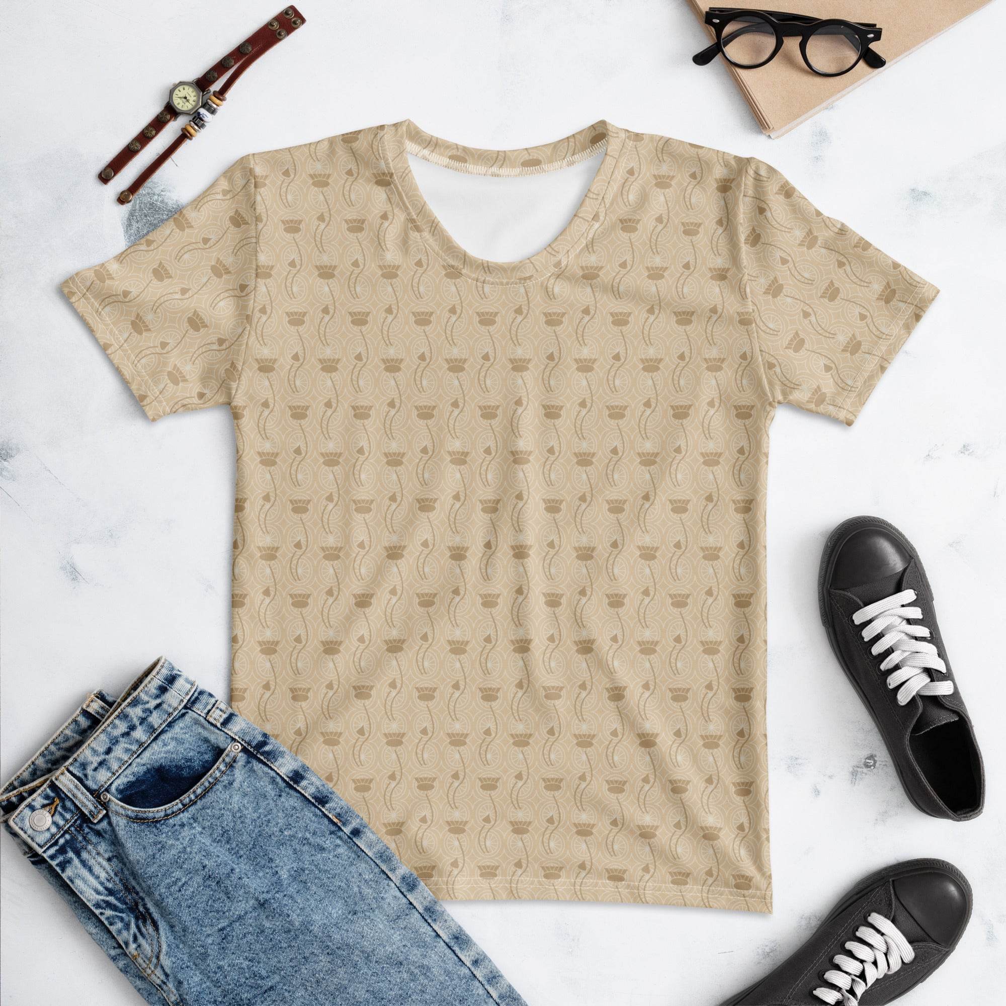 Crew Neck T-shirt - STYLISHOUR