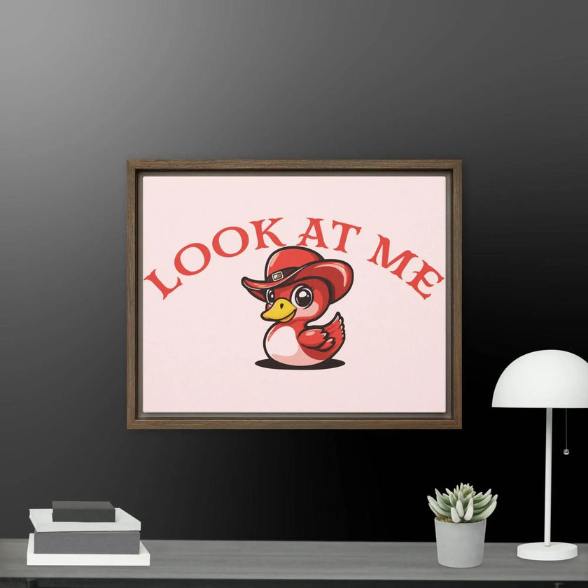 Look At Me Framed canvas - STYLISHOUR