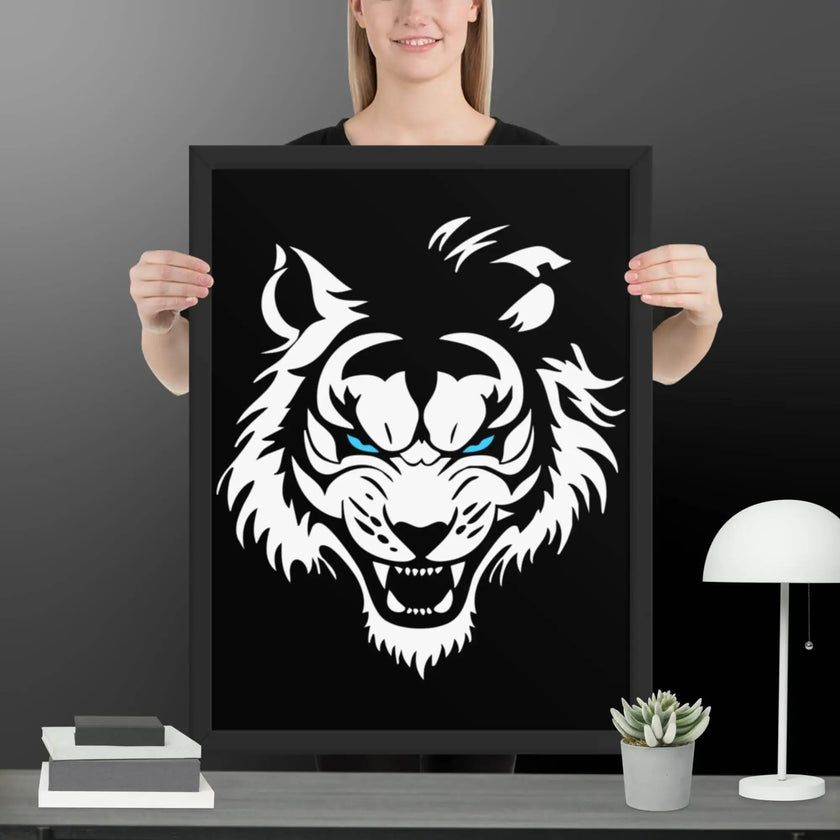 Fusion of Beast and Madness Framed poster - STYLISHOUR