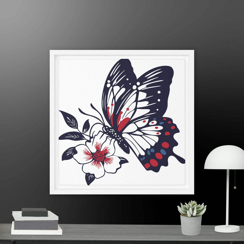 Adorable Butterfly Framed canvas - STYLISHOUR