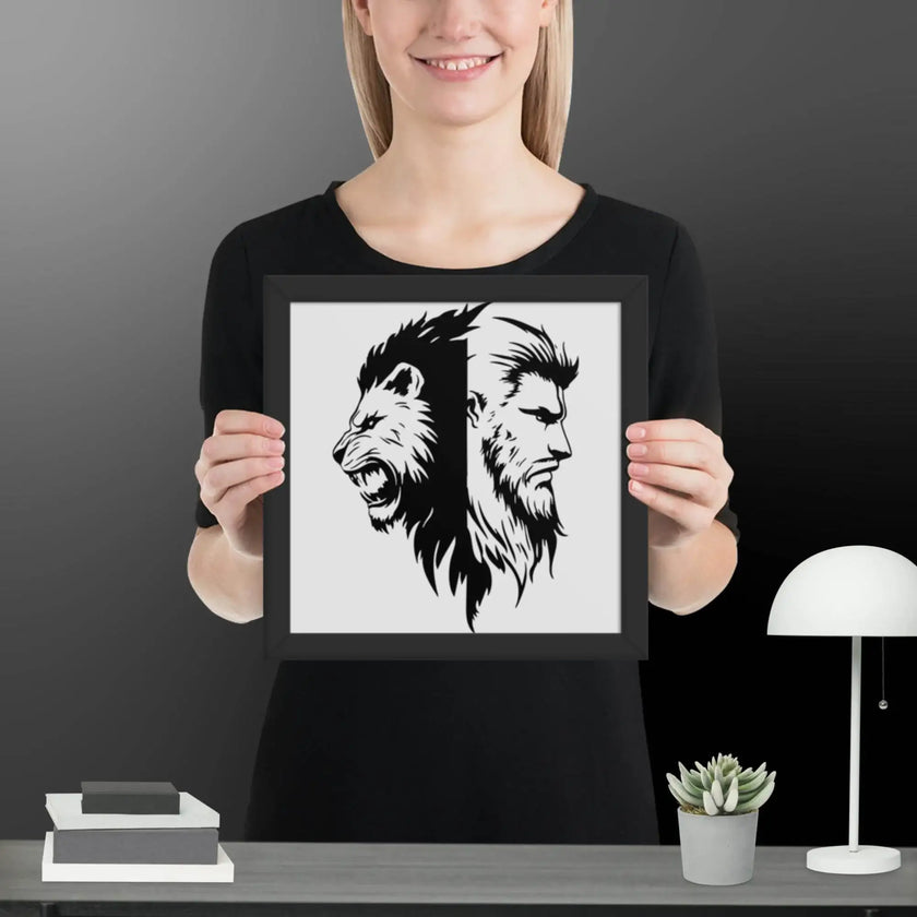 Roaring Fusion Wall Art Framed poster - STYLISHOUR