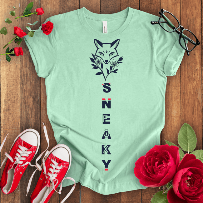 Cute Sneaky Fox T-shirt - STYLISHOUR
