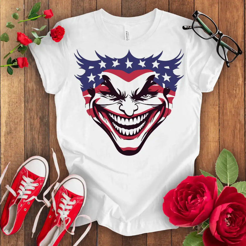Joker Crazy Laugh Premium T-shirt - STYLISHOUR
