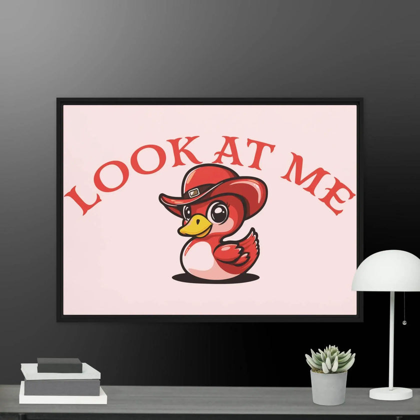 Look At Me Framed canvas - STYLISHOUR