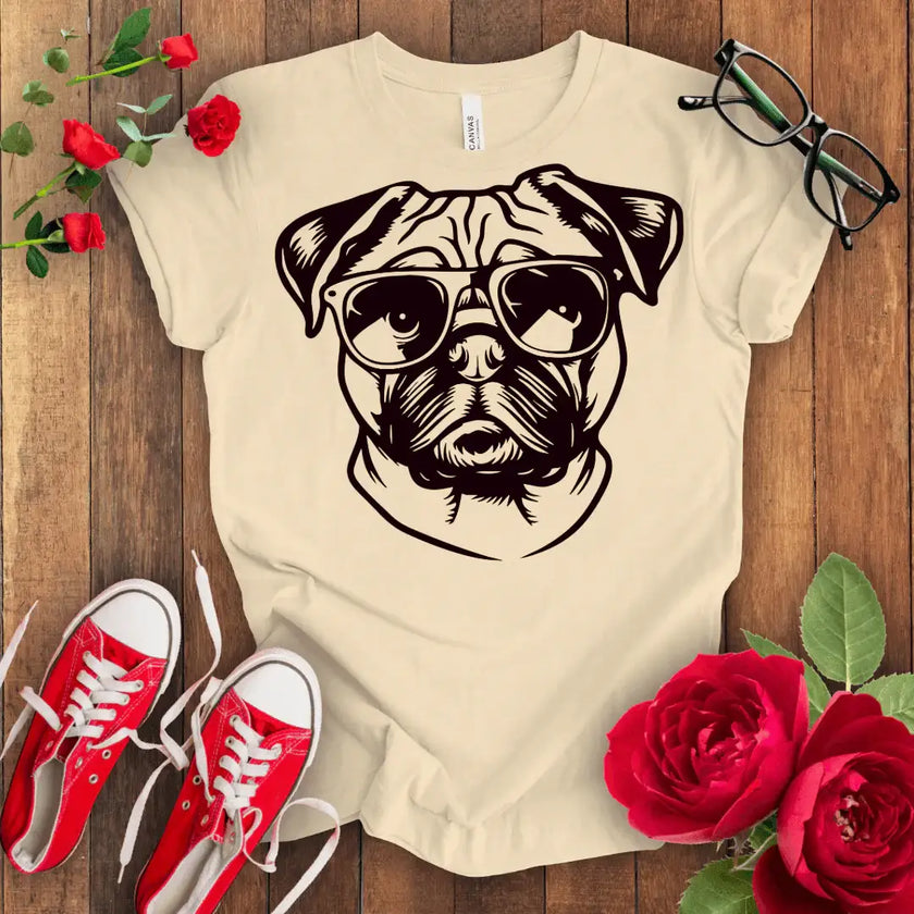 Cute Pup T-shirt: Adventure Ready! - STYLISHOUR