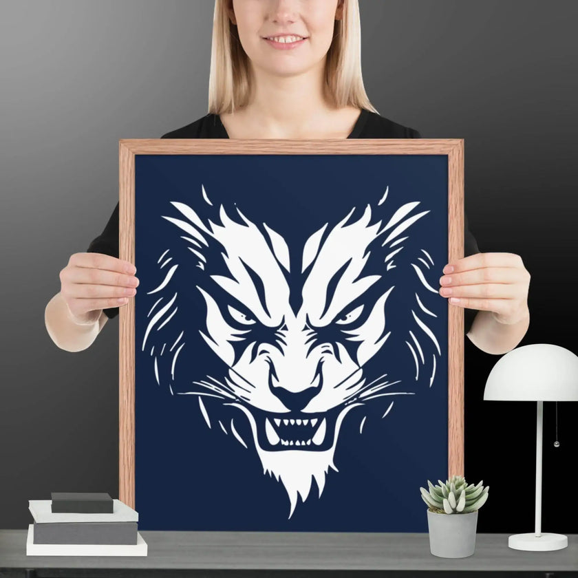 Roaring Madness Framed poster - STYLISHOUR