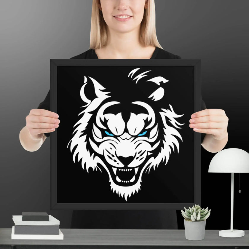 Fusion of Beast and Madness Framed poster - STYLISHOUR