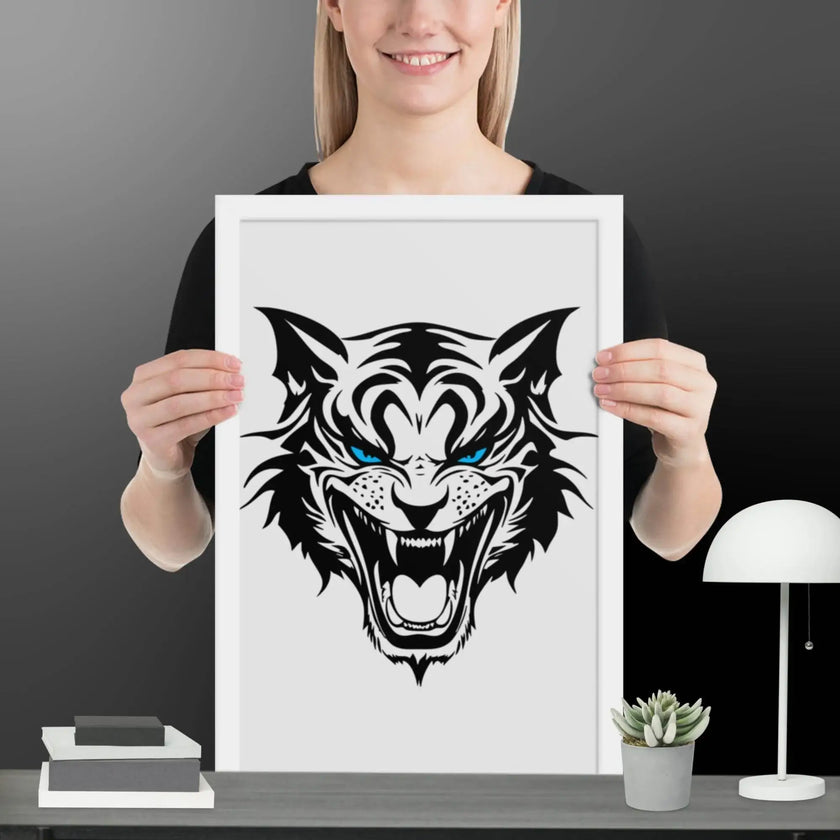 Fierce Fusion Wall Art Framed poster - STYLISHOUR