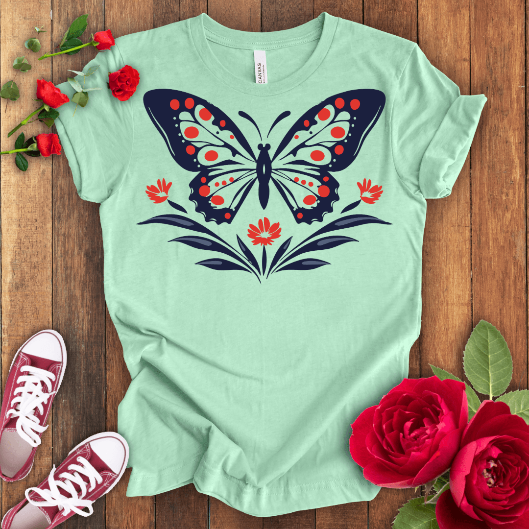 Wings of Wonder Butterfly T-shirt - STYLISHOUR