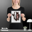 Western Whinny – Fusion of Horse Cowboy Poster - STYLISHOUR