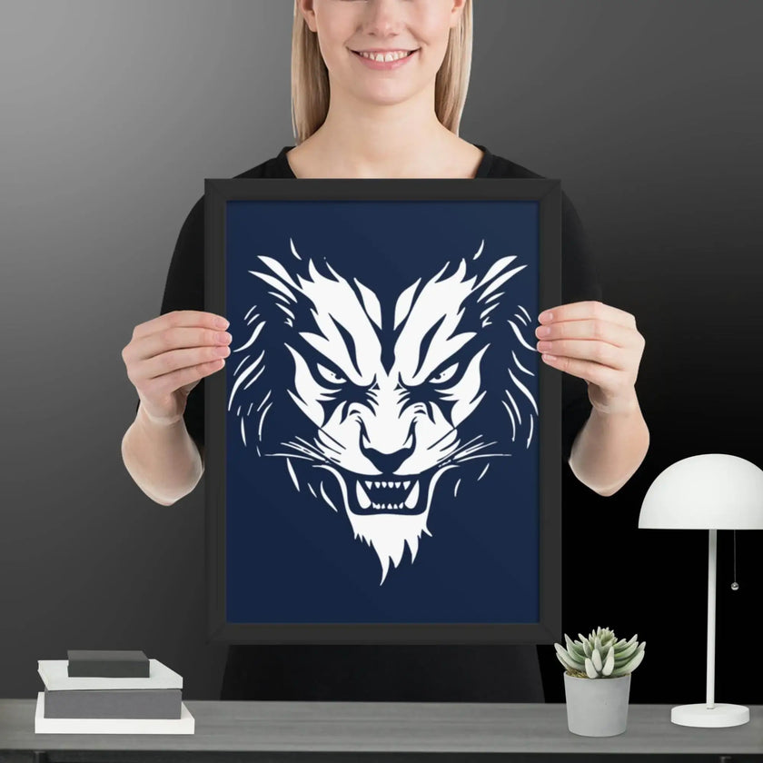 Roaring Madness Framed poster - STYLISHOUR