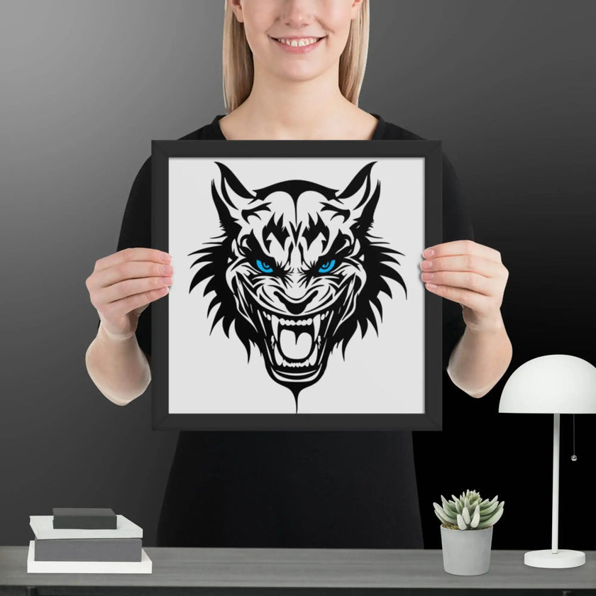 Savage Laughter Wall Art Framed poster - STYLISHOUR