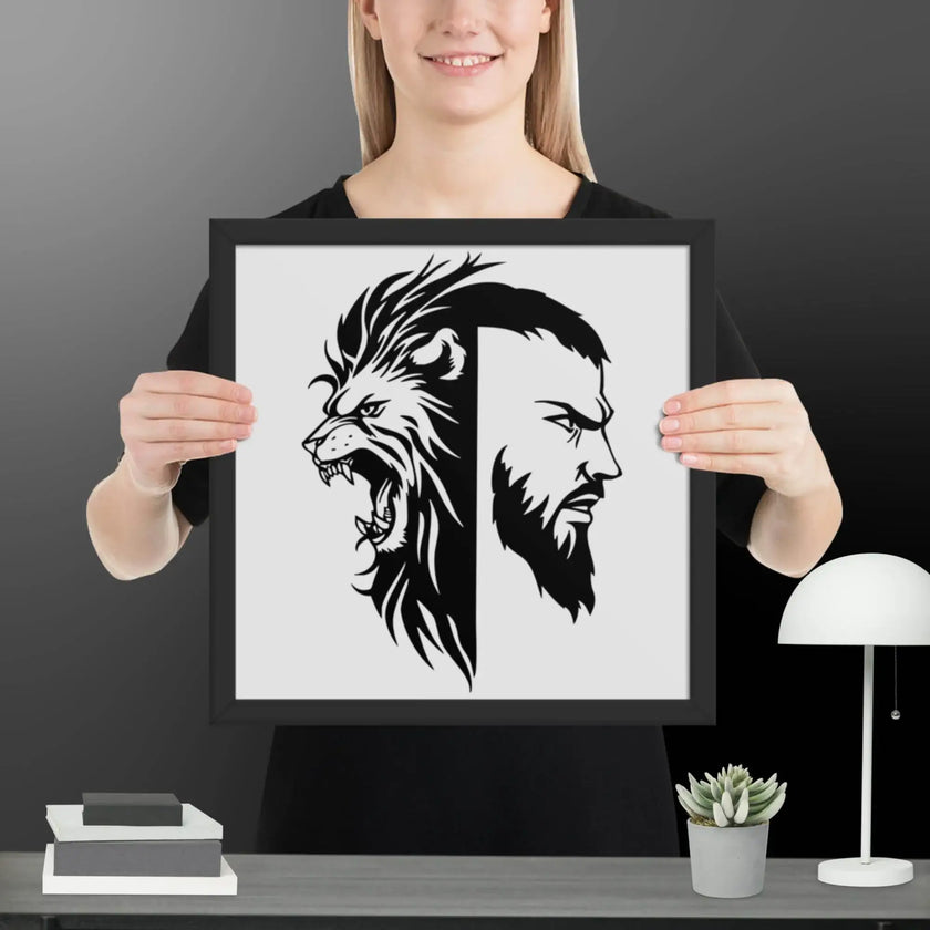 Fierce Fusion Wall Decor Framed poster - STYLISHOUR