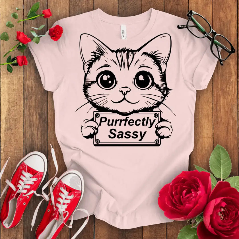 Perfect Sassy Kitten T-shirt - STYLISHOUR