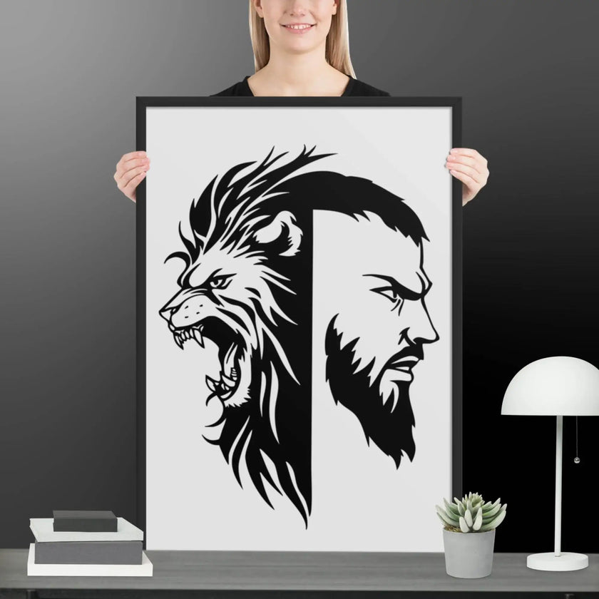 Fierce Fusion Wall Decor Framed poster - STYLISHOUR