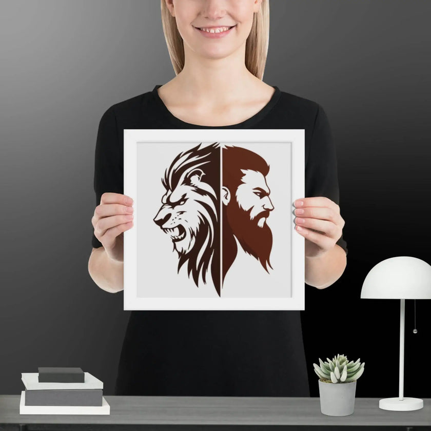 Fierce Fusion Wall Art Framed poster - STYLISHOUR