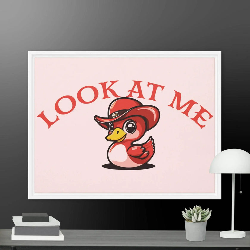 Look At Me Framed canvas - STYLISHOUR