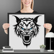 Roaring Madness Wall Art Framed poster - STYLISHOUR