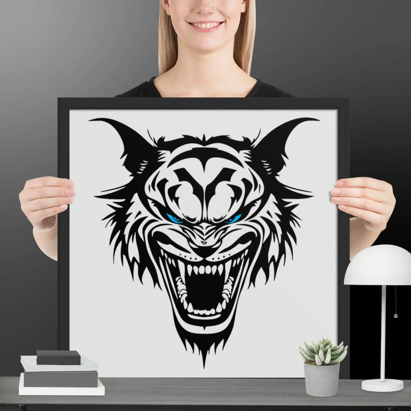 Roaring Madness Wall Art Framed poster - STYLISHOUR